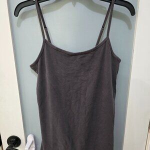 Torrid Grey Adjustable Strap Tank Top Size 1